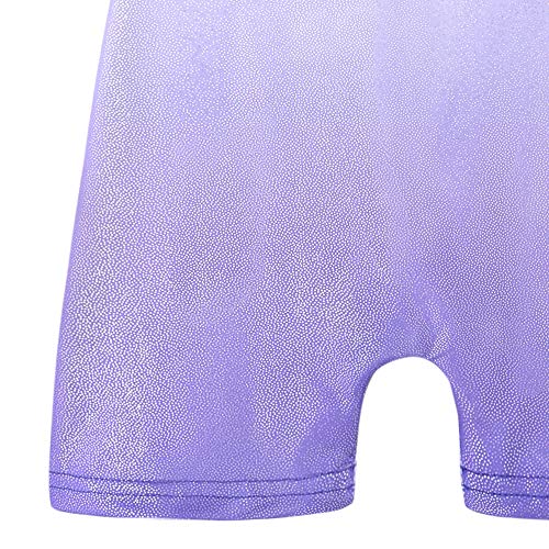 hoziy leotards for girls gymnastics kids children biketard snowflake ribbon blue purple hot pink sparkle