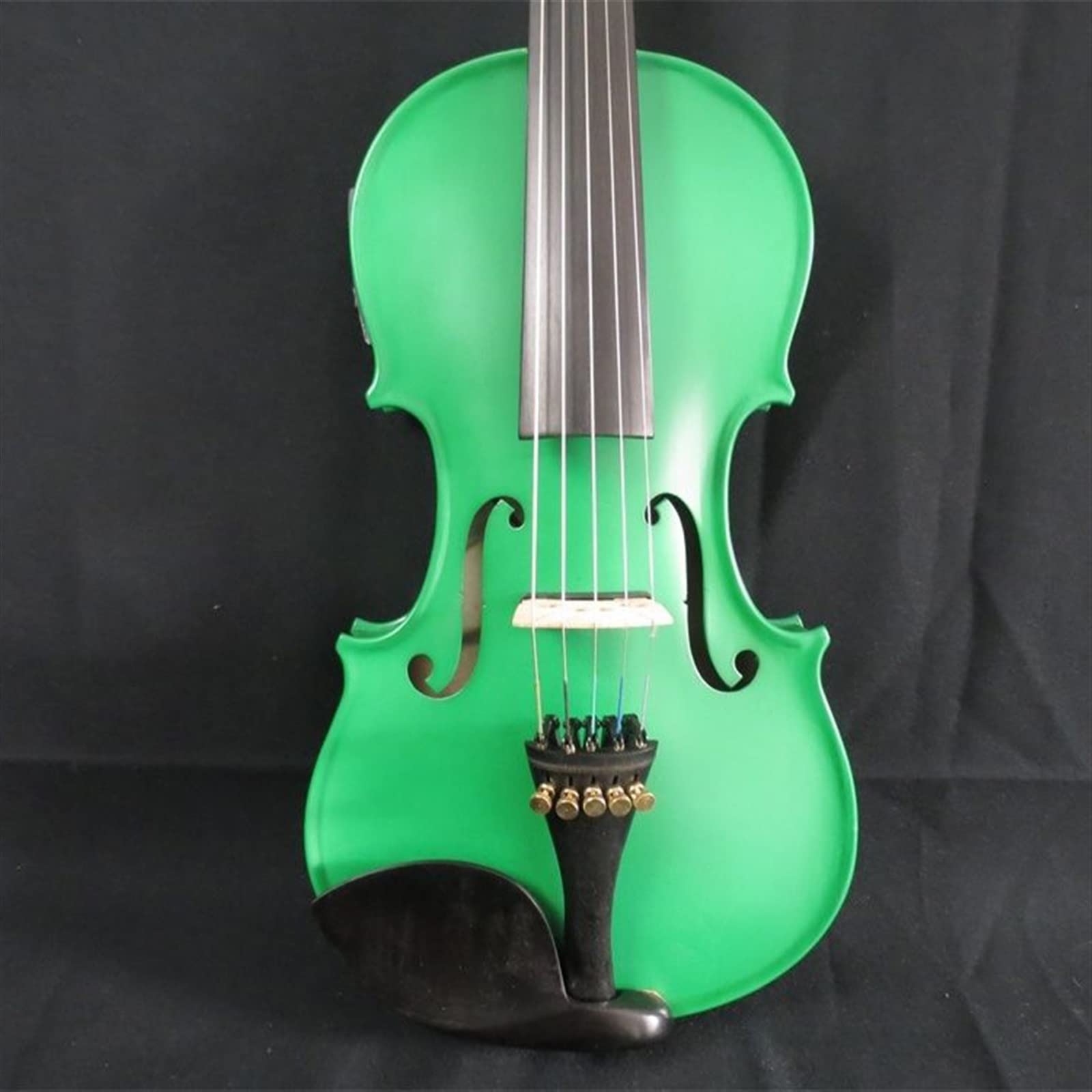 Violini per Studenti Verde 5 Corde 4/4 Elettrico Strumento Musicale Per Violino Acustico Tastiera In Ebano Arco In Legno Brasiliano Professionale Violino