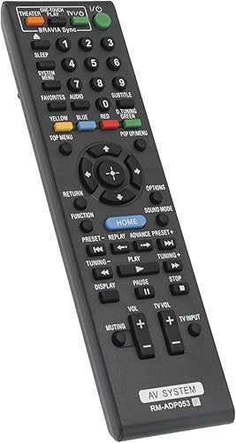 Miniatura 2 de Allimity RM-ADP053 RMADP053 - Control remoto de repuesto compatible con reproductor de discos Blu-ray Sony, DVD, sistema de cine en casa BDV-E370