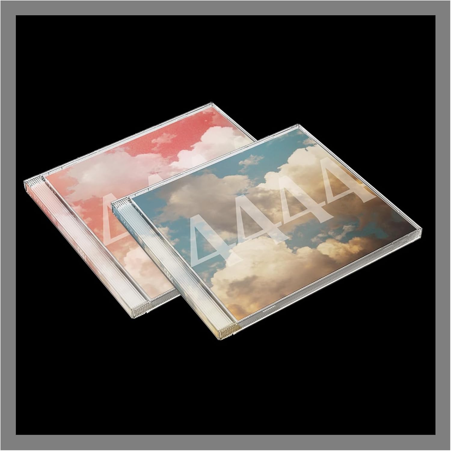 The Rose Kim Woosung 4444 2nd Album with Tracking WOO Sung (Jewel Case Set(Blue+Red))