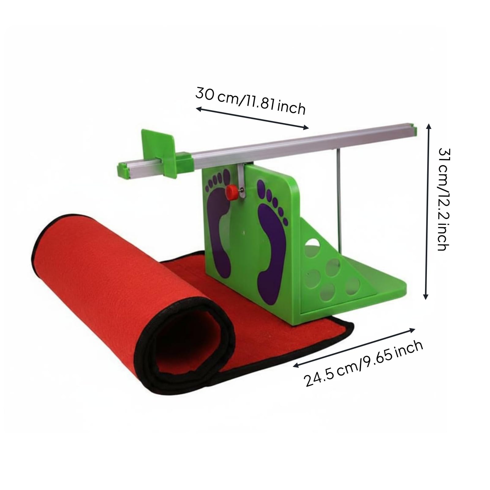 Tester Sit And Reach Alta Precisione Misuratore di Flessione da Seduti Elastico Attrezzatura Sportiva per Ragazzi, Scuola, Allenamento