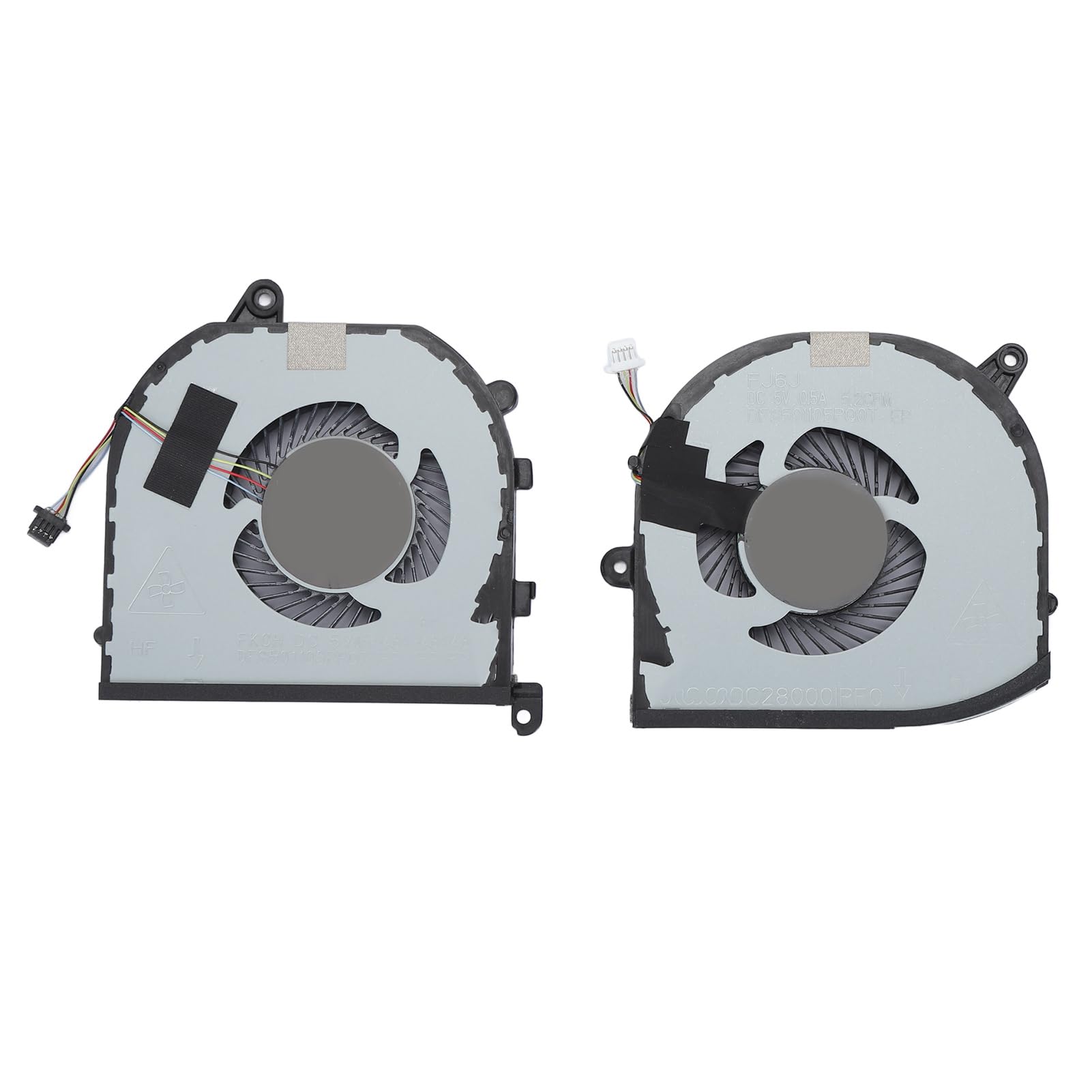 Ventola di Raffreddamento CPU GPU per XPS 15 9570 XPS 15 7590, per Serie 5530 5540, per 008yy9 0tk9j1 Tk9j1 08yy9, Ventola di Raffreddamento CPU GPU a 4 Pin, Ventola di