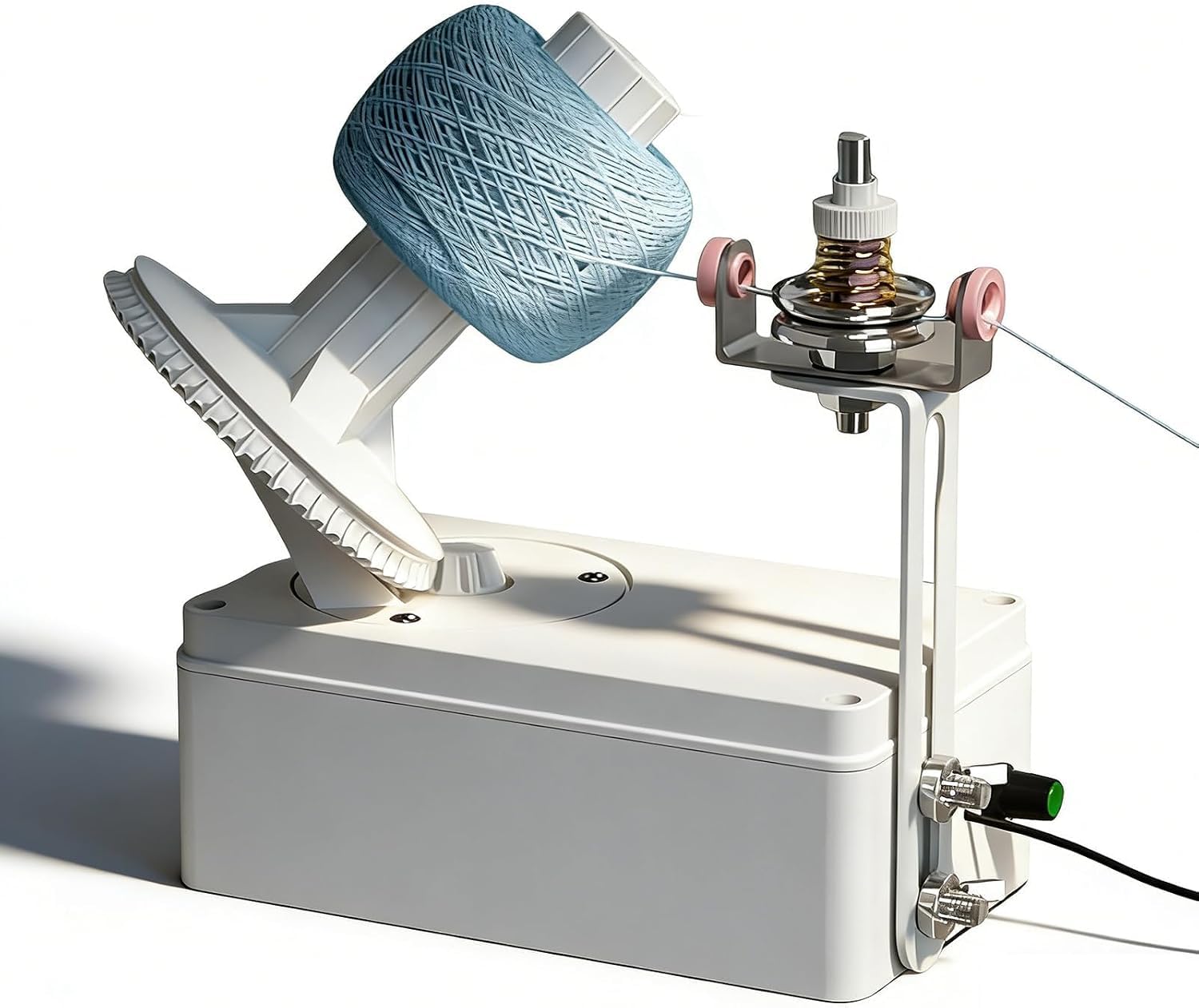 Bobineuse électrique compacte 250 TR/Min, Tension réglable, Alimentation USB, Tricot, Crochet et Teinture de Fil