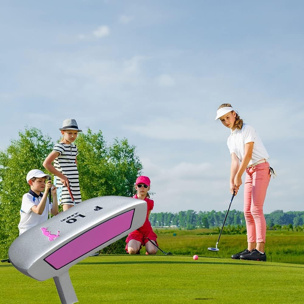 Junior Golf Putter, Kids Golf Putters, One Way Kid Putter Mini Golf Putter for Kids, for Any Putting Green Mat Home Office (Color : C, Size : 56cm)