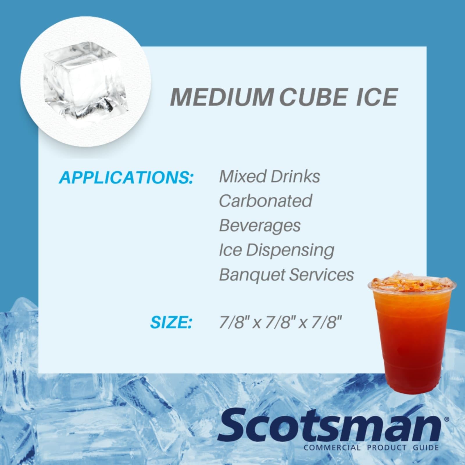 Scotsman Prodigy Elite Medium Cube 30" Ice Maker - 365 lb/Day, 180 lb Hotel Bin on Fridge.com