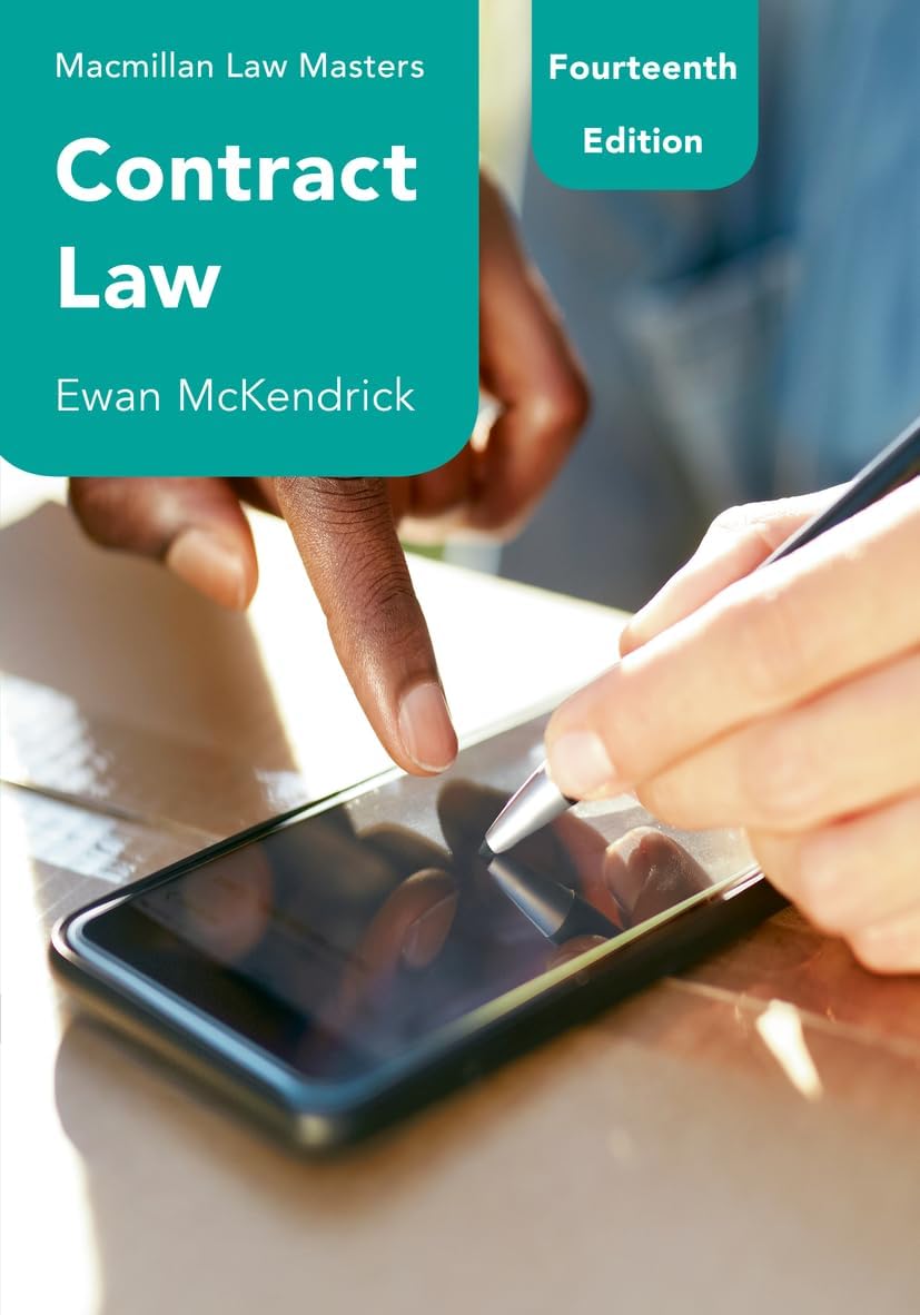 Contract Law (Hart Law Masters)