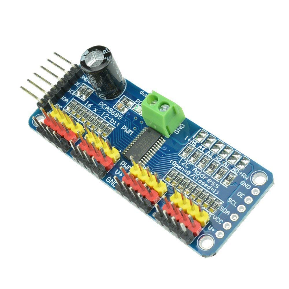 ARCELI 16 Canales PWM/Servo Driver IIC interface-PCA9685 para arduino o Raspberry Pi Shield Servo Shield
