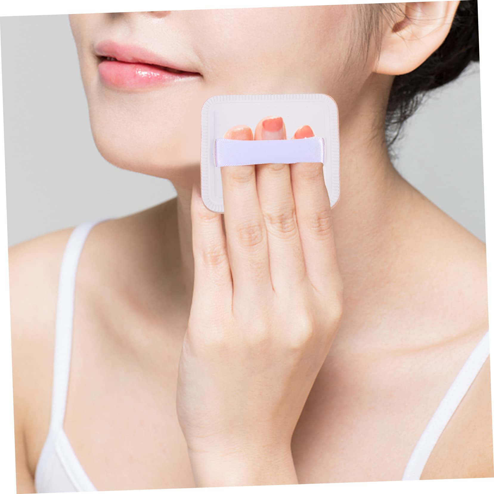 VICASKY Mini Powder Puff Makeup Accessories 4pcs Dry Wet Dual-use Powder for Lady Gentle Comfortable