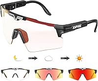 Vista 8 de KAPVOE Gafas de ciclismo fotocromáticas Gafas de sol deportivas de bicicleta de montaña Gases transparentes MTB Gafas hombres mujeres Bicicletas