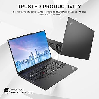 Amazon.com: Lenovo ThinkPad E16 Gen 2 Business Laptop, 16