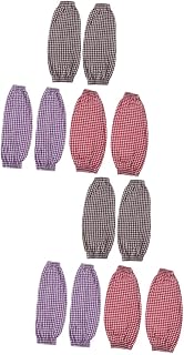 SOLUSTRE 6pares Oversleeves De Limpieza Impermeables para Ajustables y Reutilizables Protección para Antebrazos Jardinería y Lavado De y Rojo