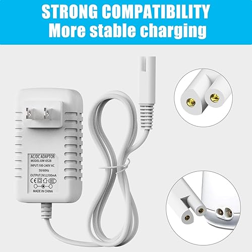 Miniatura 3 de Cargador de repuesto para Waterpik Water Flosser WP360 WP360W WP462 WP462W WP450 WP450W YLA-03010 Adaptador de CA Serie de hilo dental de agua Cable