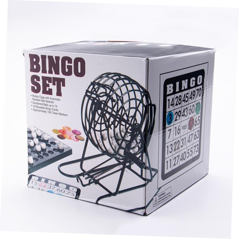 Yardwe Máquina De Bingo Juguete De Lotería Fiestas y Desarrollo De Habilidades