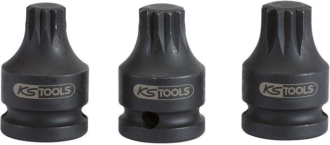 KS Tools 515.1171 1/2&Prime; Douille à embout de force XZN,courte,M14