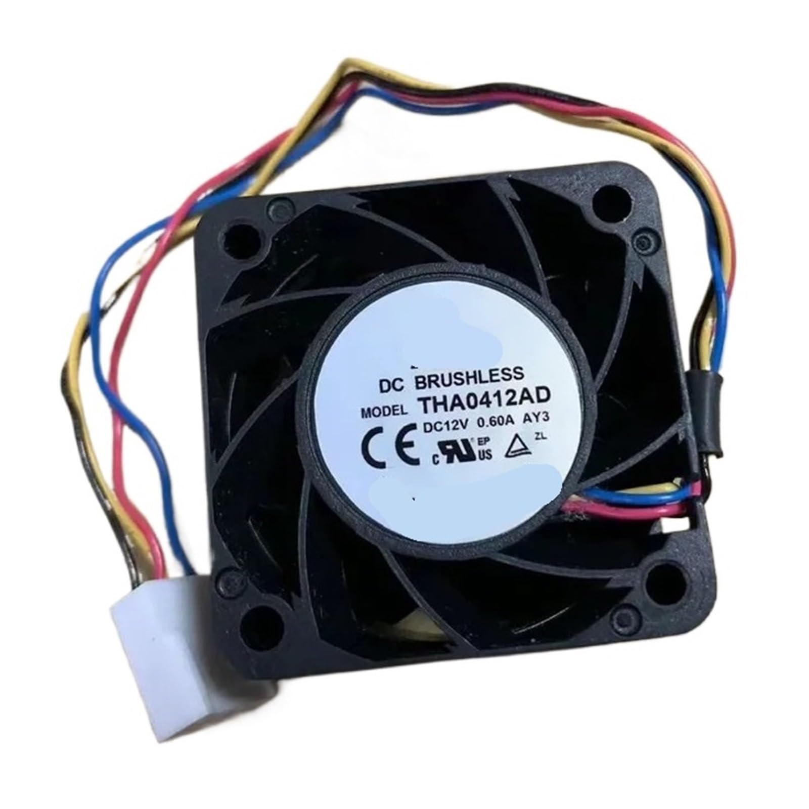 YMUGUEGH Fan THA0412AD DC 12V 0.60A 4020 4CM 4 PIN