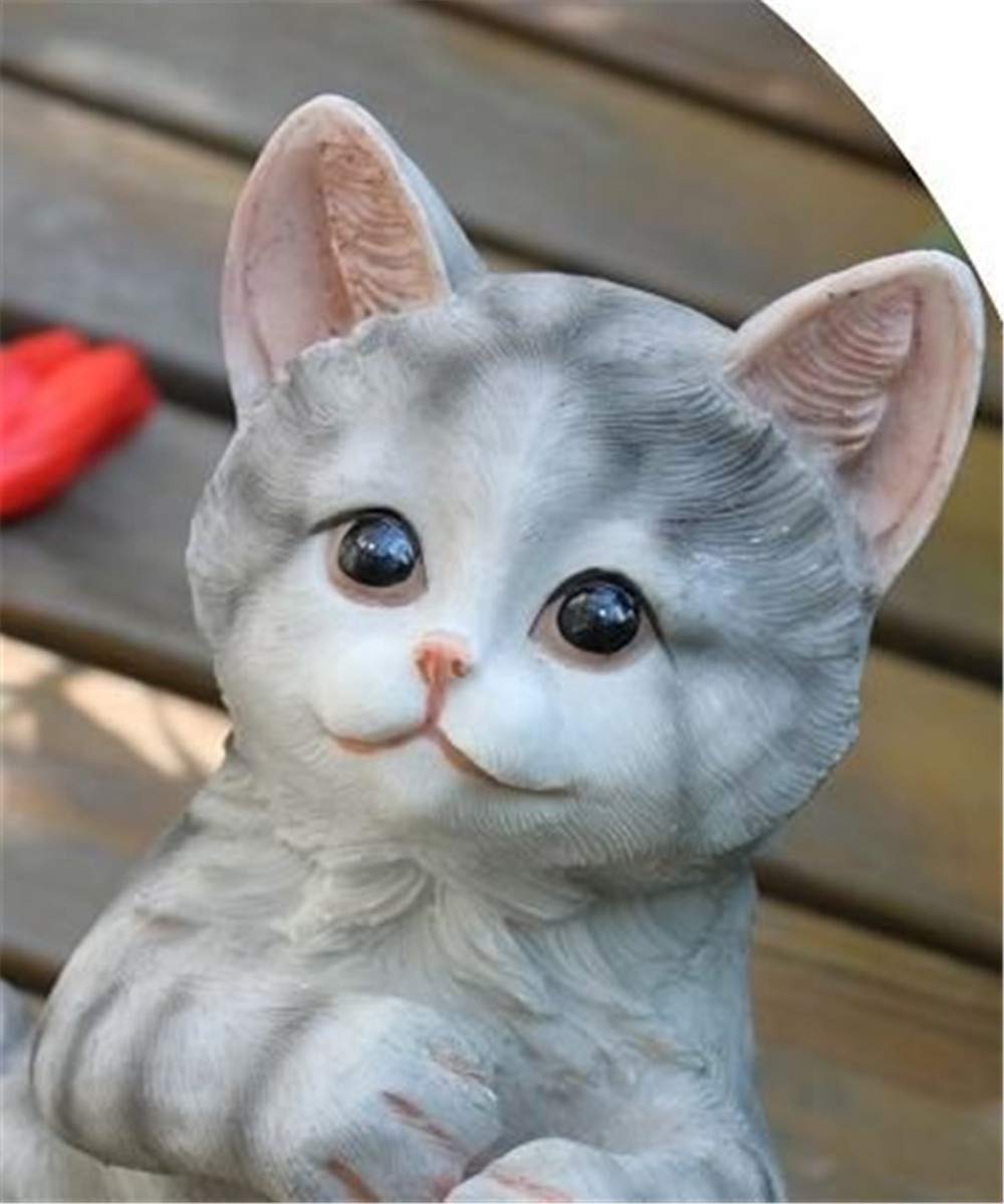 Amazon.co.jp: ネコの置物 ラブリーキャット かわいい ネコちゃんが お