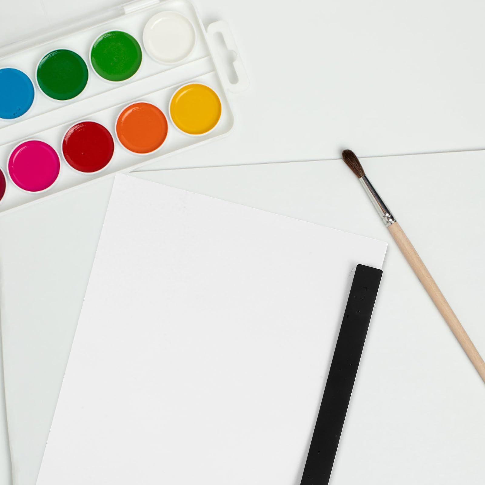 COHEALI Carta da Disegno 3 Fori con Righello di Posizionamento 200 Fogli Bianca per Fumetti per Artisti e Animatori in Progetti Artistici