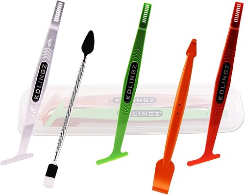 Kit de herramientas de escobilla magnética de ranura flexible de vinilo para vehículos, 5 en 1 para moldeo de vinilo y costuras o sellos