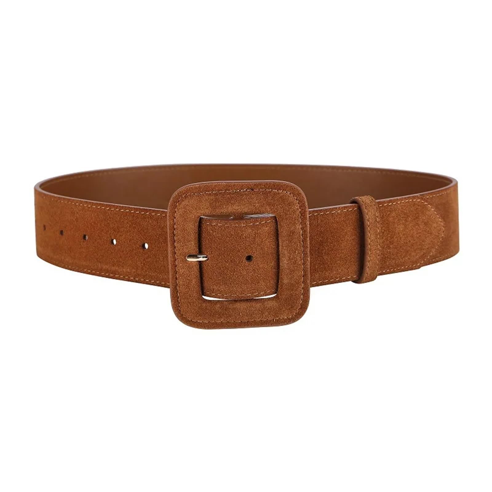 Ceinture large en cuir for femmes, 2 pièces, modèles féminins, décoration polyvalente avec jupe et manteau Pour Femme