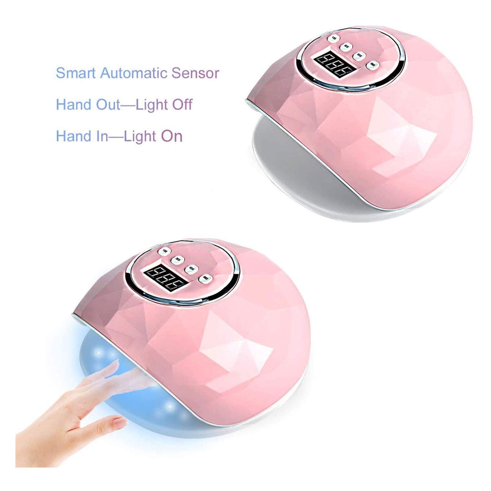 Szybka lampa LED o mocy 86 W do automatycznego ustawiania timera w
