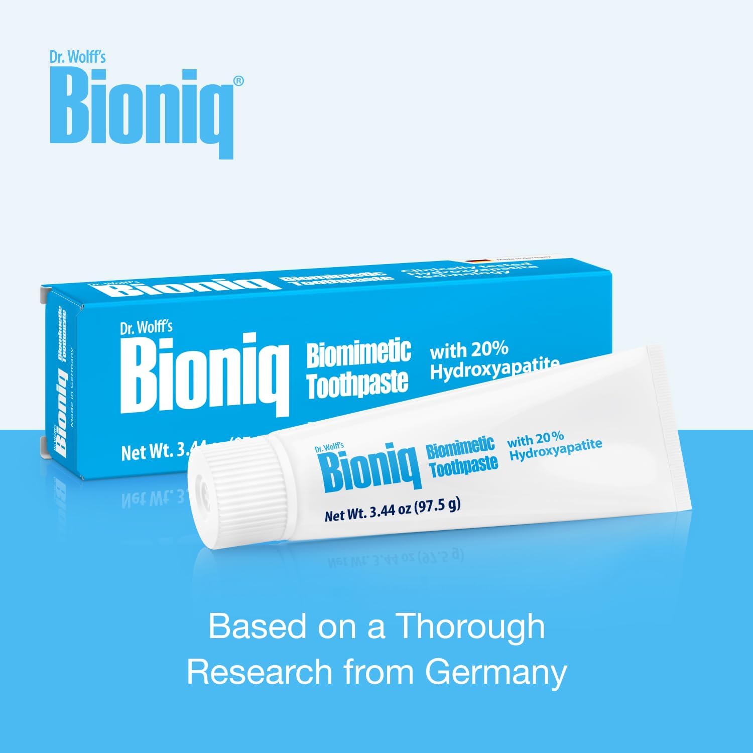 Bioniq Classic Fluoride Free Toothpaste with 20% Hydroxyapatite, Clinically Tested for Sensitive Teeth, Expert Enamel and Gum Care with Mint Flavor, Daily Use 3.44 oz 1pack - Image 7