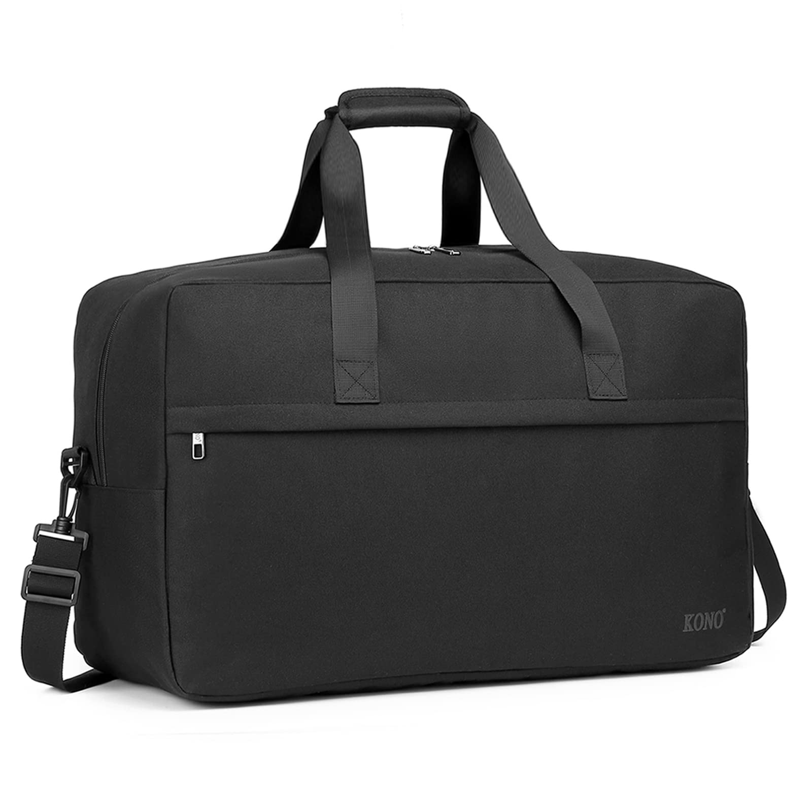 KONO Borsone da viaggio Grande capacità Overnight Weekender Bag 55x 35x 25cm 48L Bagaglio a mano leggero Borsa da ginnastica sportiva