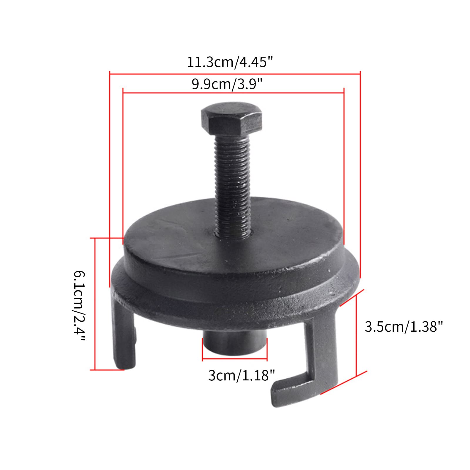 Harmonic Puller 25264 Pulley Puller Auto Ricambio Motore Rimuovere Rapidamente Armonico Leggero Strumento di Bilanciamento Del Motore Ammortizzatore Albero Motore Puleggia Strumento di