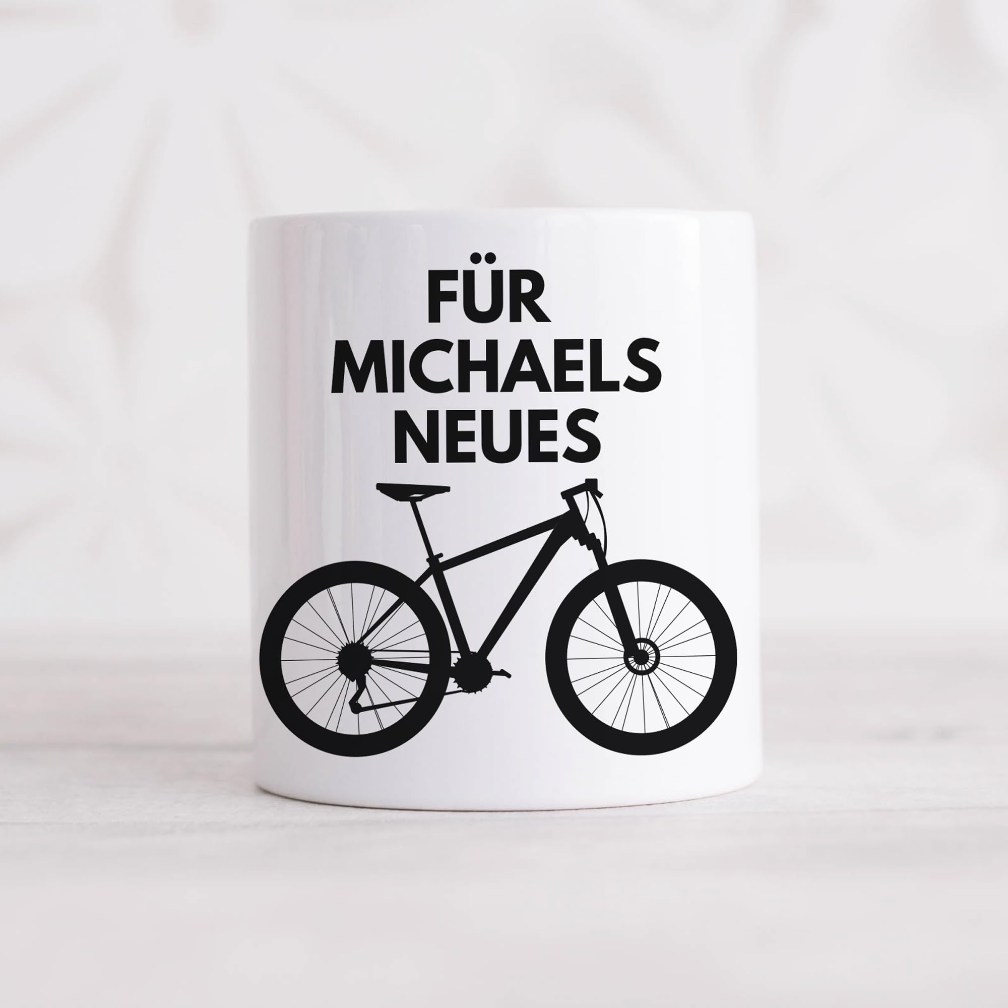 Geldgeschenk Fahrrad personalisierte Spardose Kommunion Konfirmation Jungen Mädchen Sparbüchse Sparschwein aus Keramik Geld Geschenk