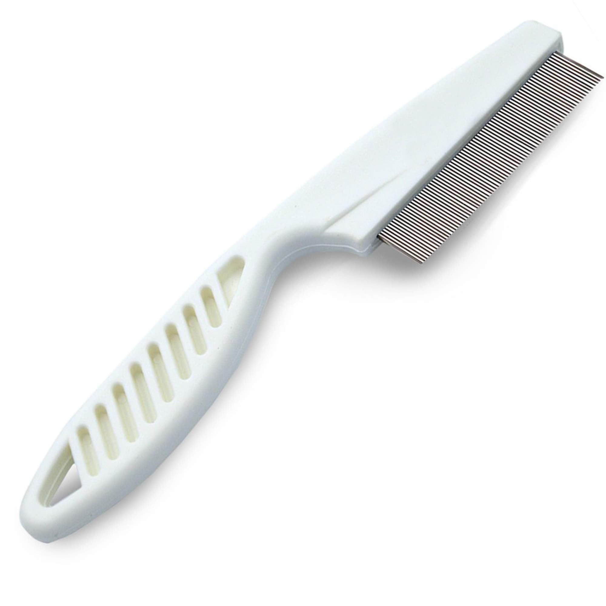 Peigne à puces-Poils morts et anti-tiques-pour chiens,chats et petits animaux-Outil Professionnel de toilettage pour cheveux courts et longs-léger,durable,facile à utiliser-Prise en main confortable