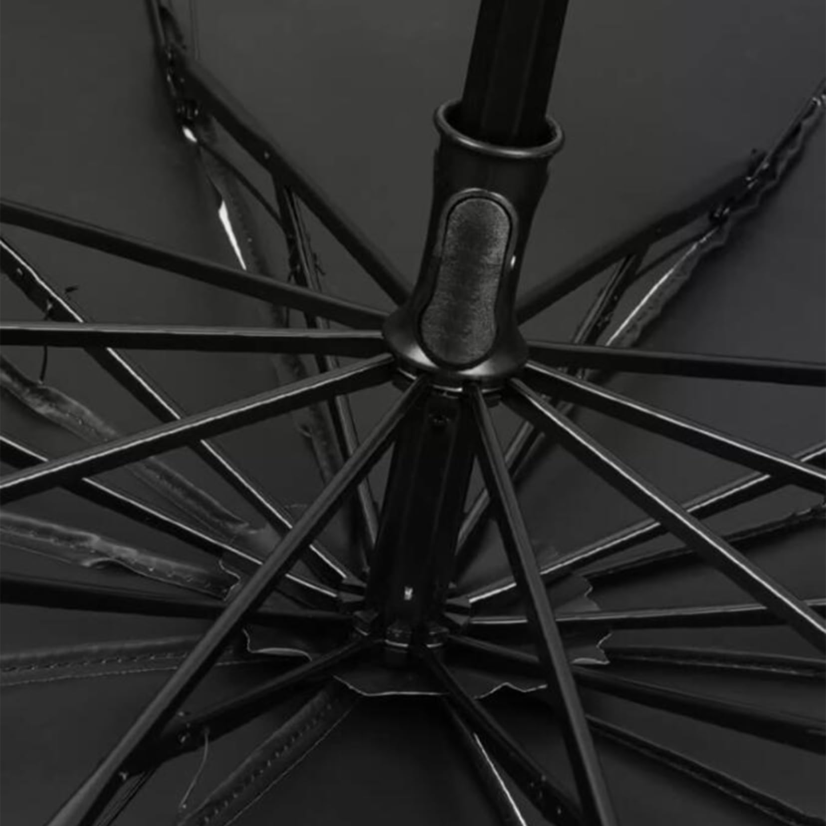 10ribs Umbrel de voyage à vent, parapluie portable et compact pour sac à dos, parapluie sol