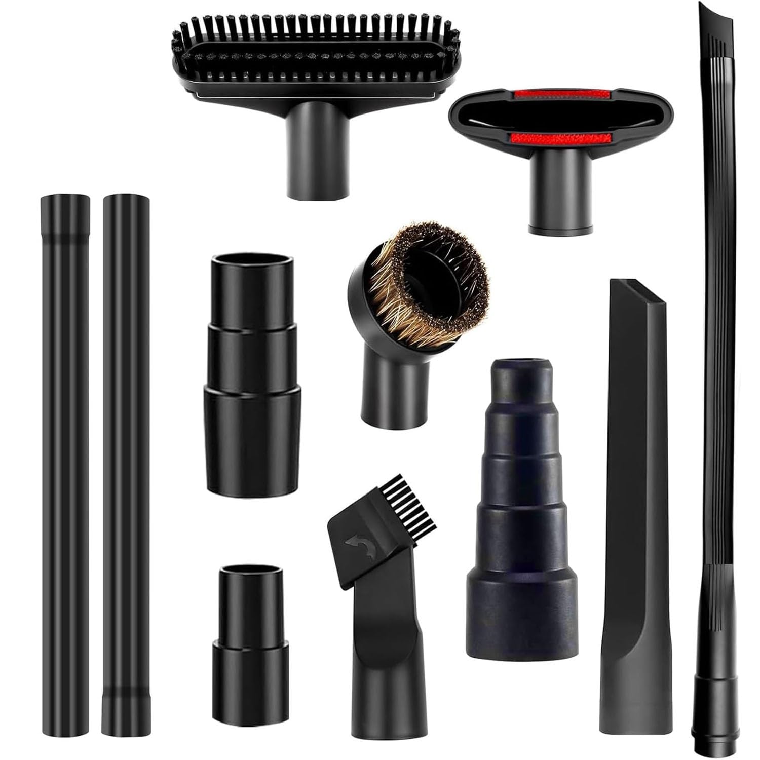 Universal Vacuum Attachments Kit -Shop Vac Attachments1 7/8" to 1 1/4" Vacuum Attachments Cleaners Accessories for Shop Vacuum Cleaner Attachments Brushes for Shop Vac Attachments