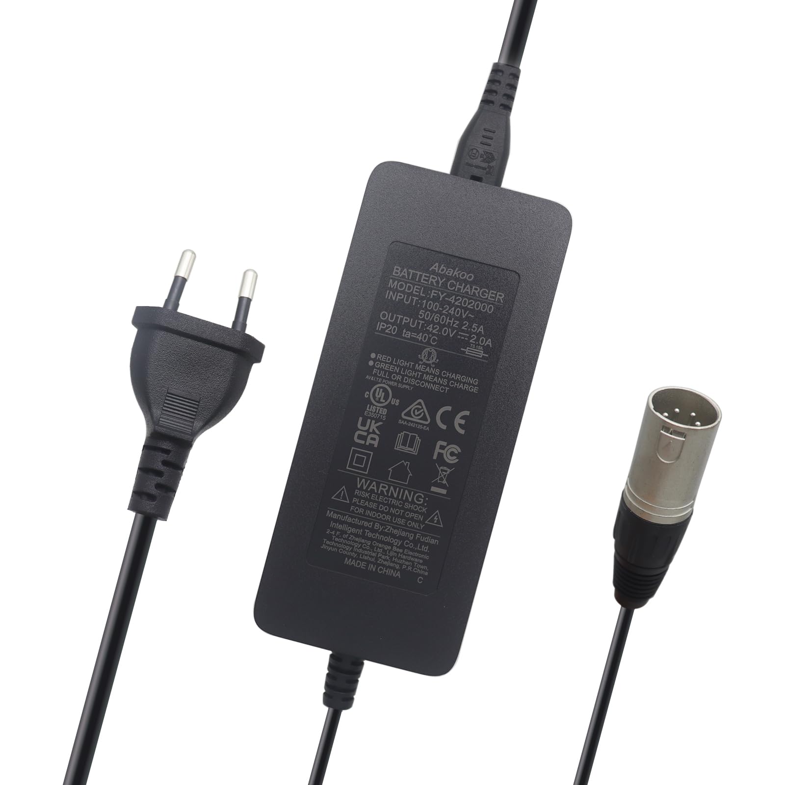 ersetzt 2A Ladegerät für 36V Li-Ion für Derby Cycle Impulse Raleigh Leeds Dover Stoker Agattu Sahel Connect Tasman City BSC4203000 4-Pole-XLR XLR-4 für Kalkhoff