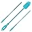 Kitchiny 12.5 Silicone Bottle Brush & Straw Cleaner Brush Set | Water Bottle Cleaner for Hydro Flasks, Tumblers, Glassware, Vases and Narrow Neck Containers