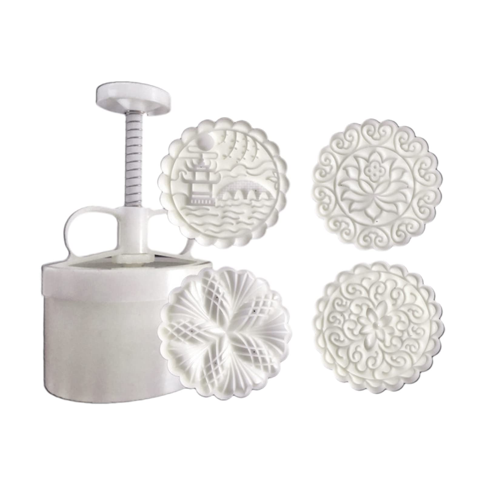 Tsophreniq Shape Cake Hand Pressure Cutter Exquisite Flower Pastry Tool Cake Maker Press Cookie Stamps for Baking Flower