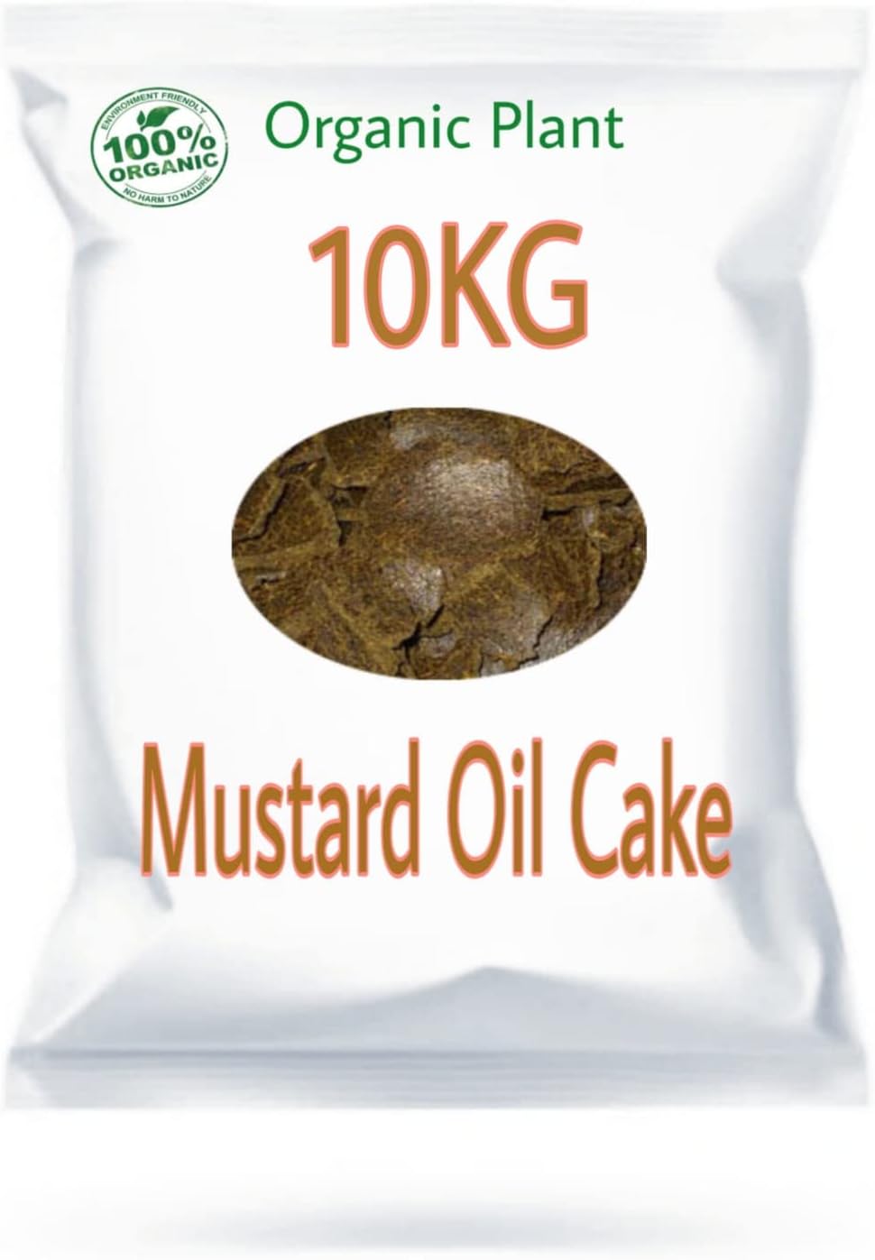 Mustard Oil Cake Powder Organic Fertilizer for Home Garden, Potting Plant Growth Nutrient (10KG)