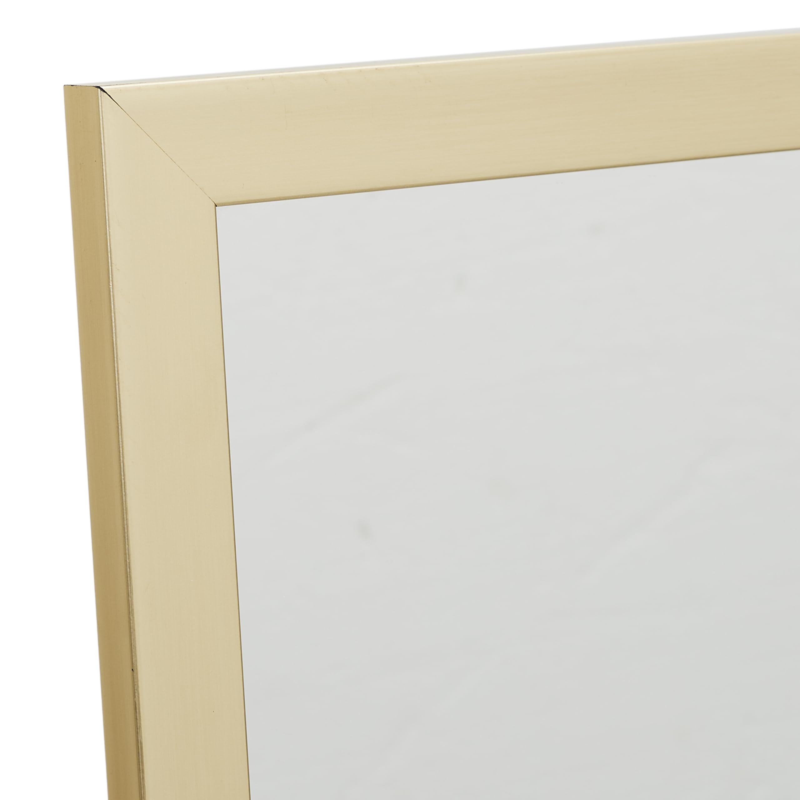Miroir sur Pied Doré 124 cm, Design Raffiné pour Salon, Chambre ou Bureau