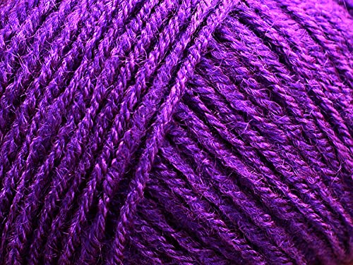 Image of 100% Acrylic Wool Purple (10 pc) Baby Wool Wool Ball Hand Knitting Wool /Art Craft Soft Fingering Crochet Hook Yarn, Needle Knitting Yarn Threa K LNC