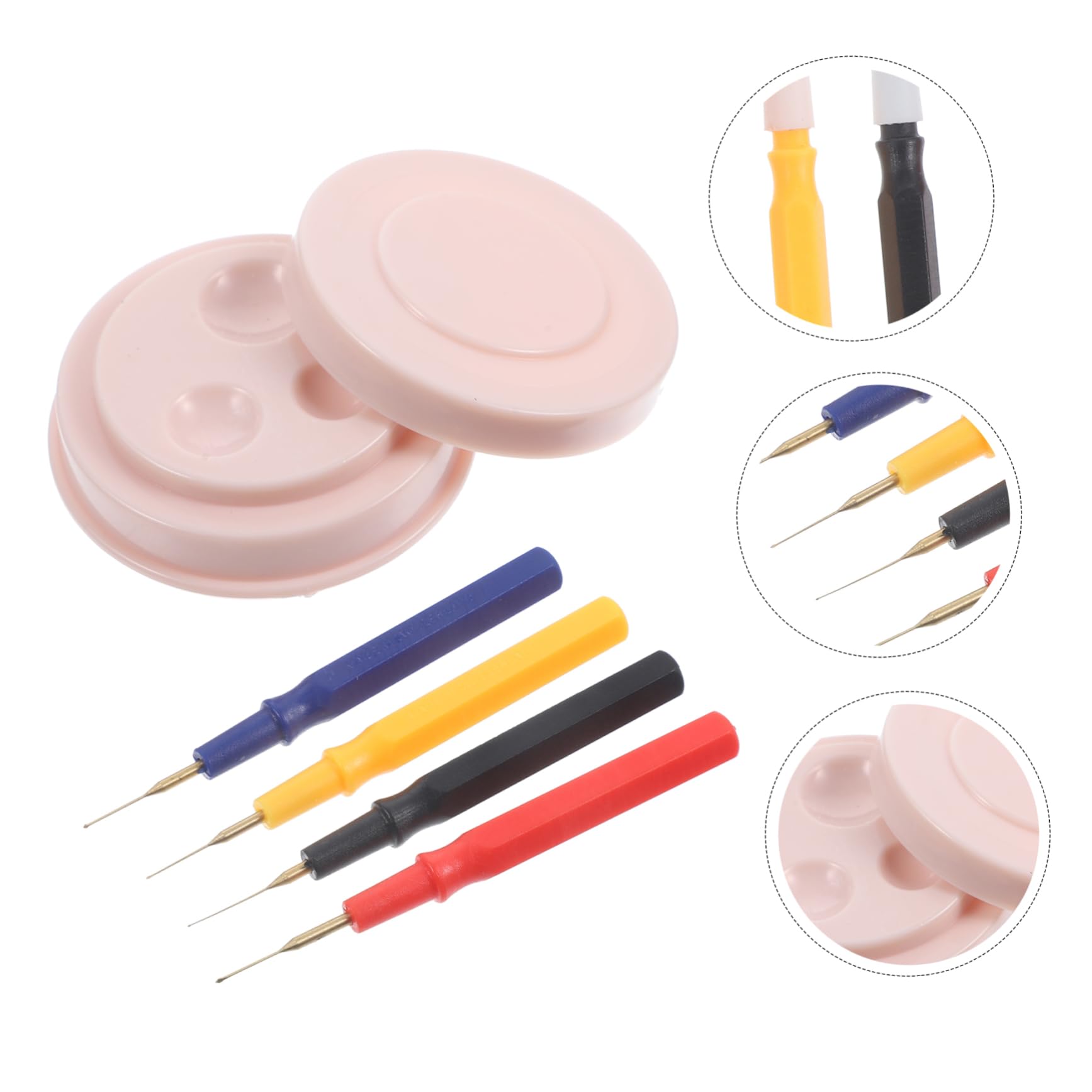 3juegos Herramientas De para Relojes Kit Portátil Bolígrafos De y Tazón De para Reparación De Relojes y Juguetes