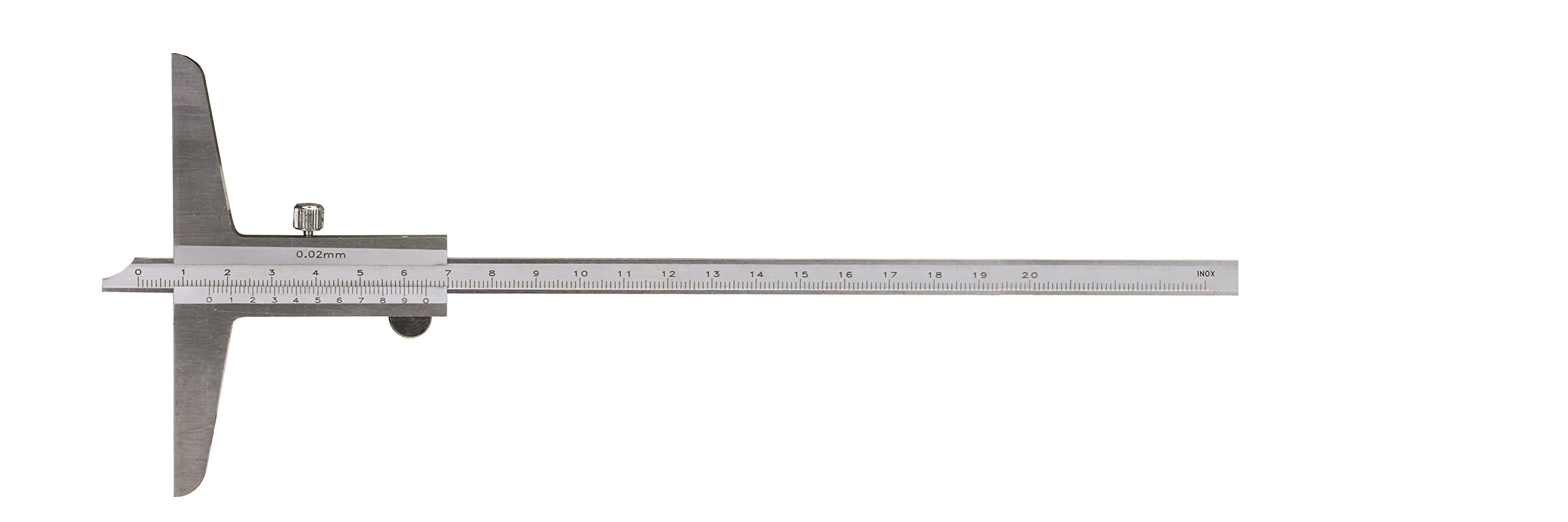 CNC QUALITÄT Calibre de profundidad – Rango de medición 500 mm – Lectura 0,02 mm – DIN862
