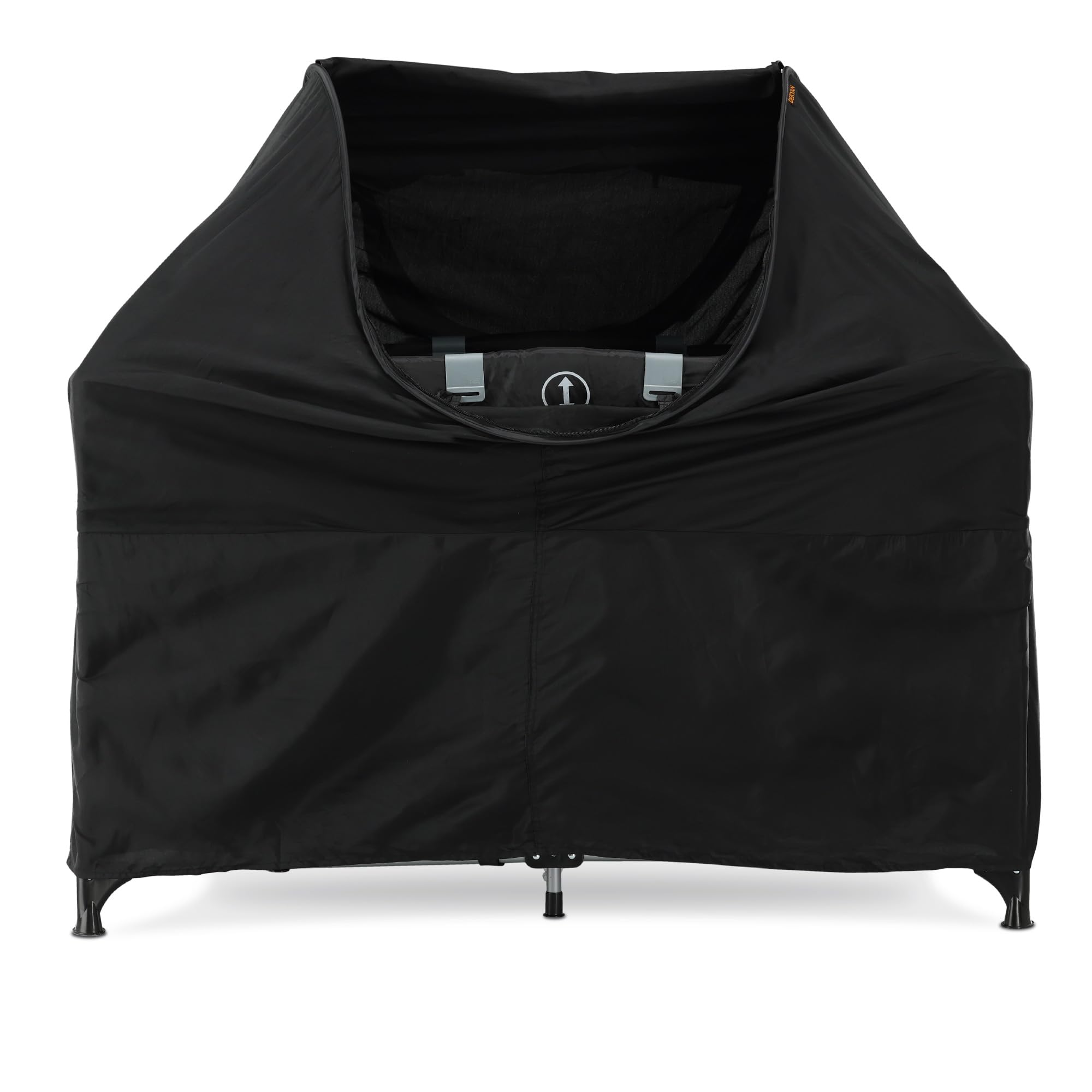 Deryan Campingbed Protector - Protection de lit de Camping - Moustiquaire - Couverture de Nuit - Pop-Up - Noir