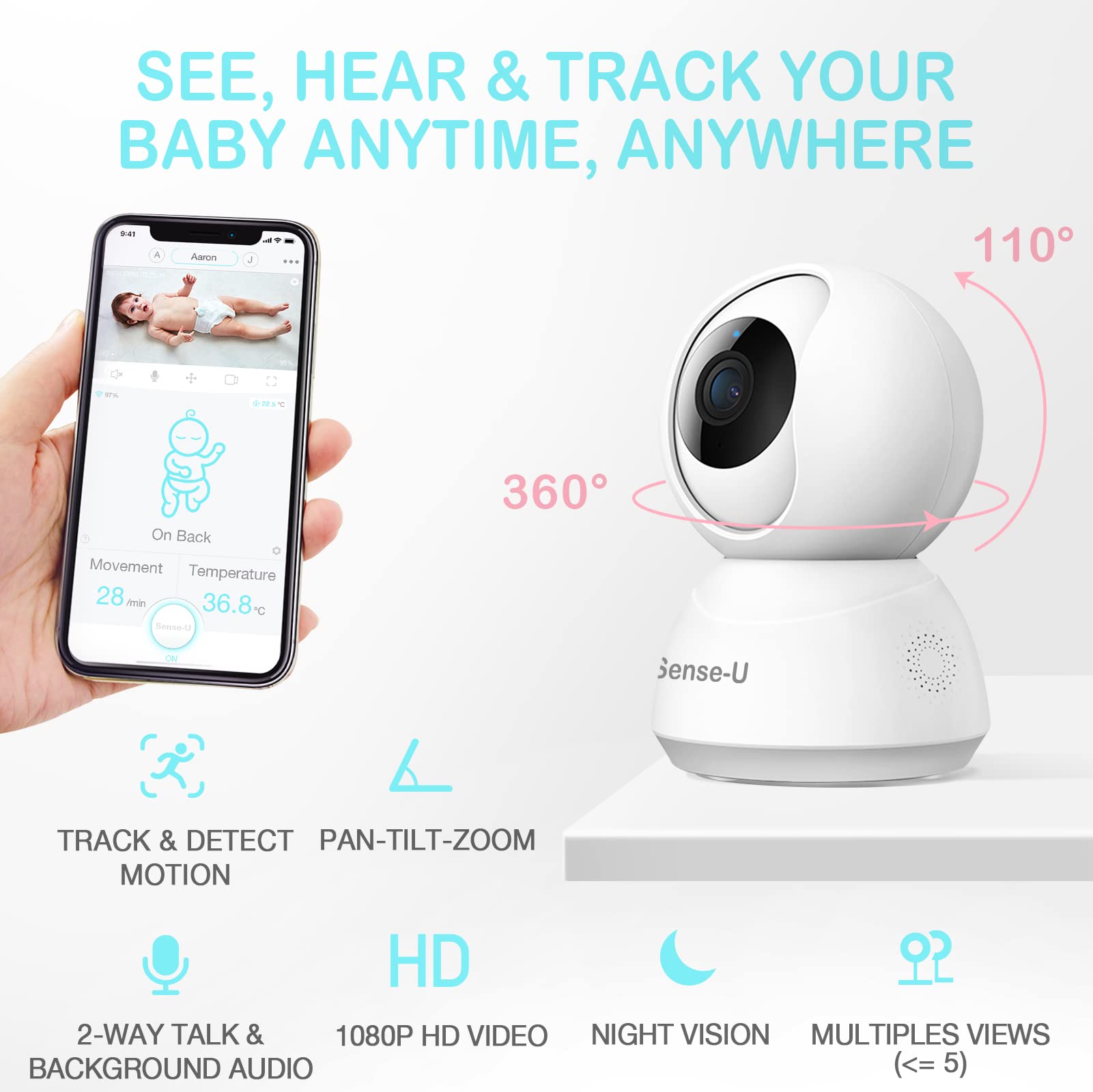 Infant Optics Security Camera Best Baby Monitor For Sids Sense-u