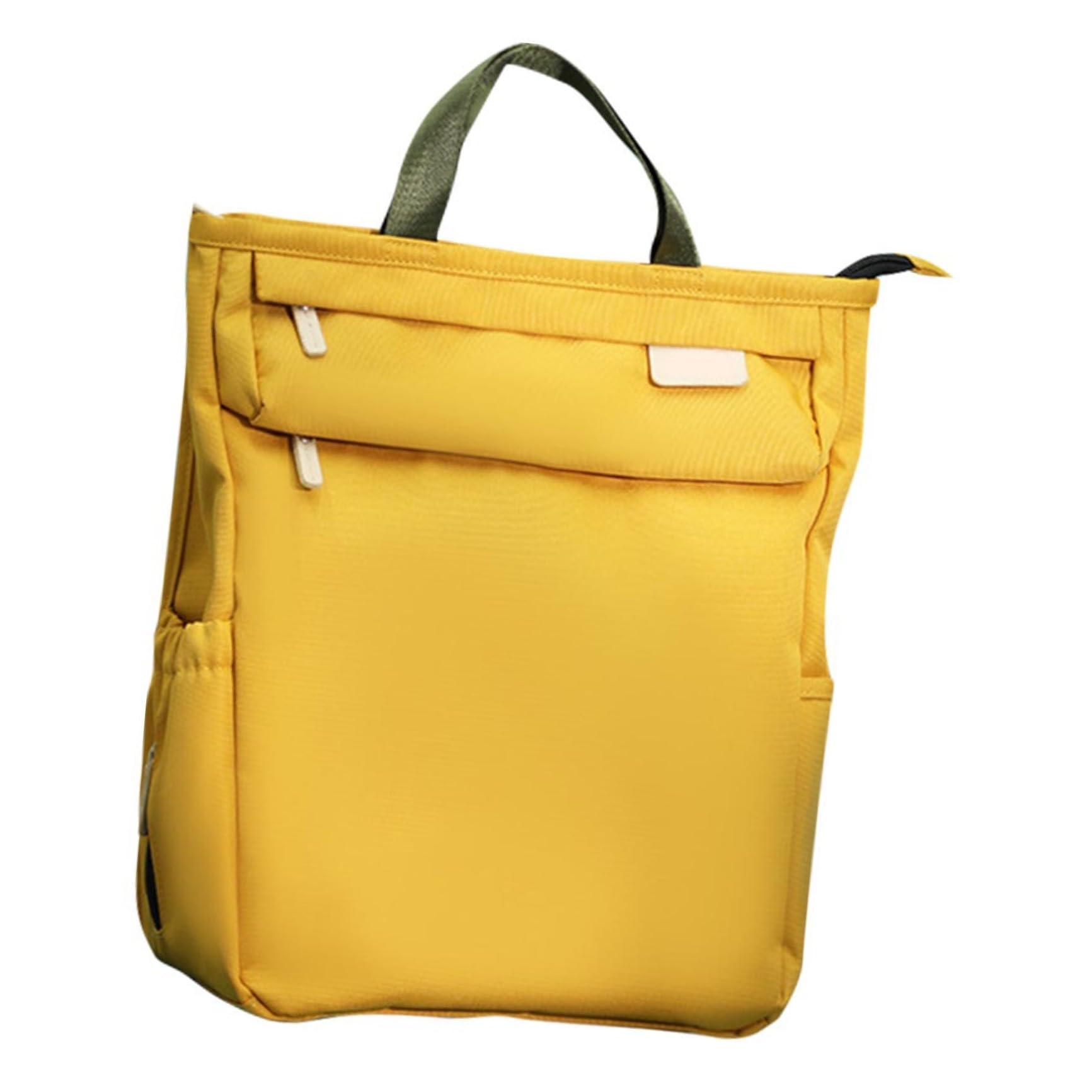 ibasenice Mochila Maternal de Hombro Varios Bolsillos y Asa, Amarilla