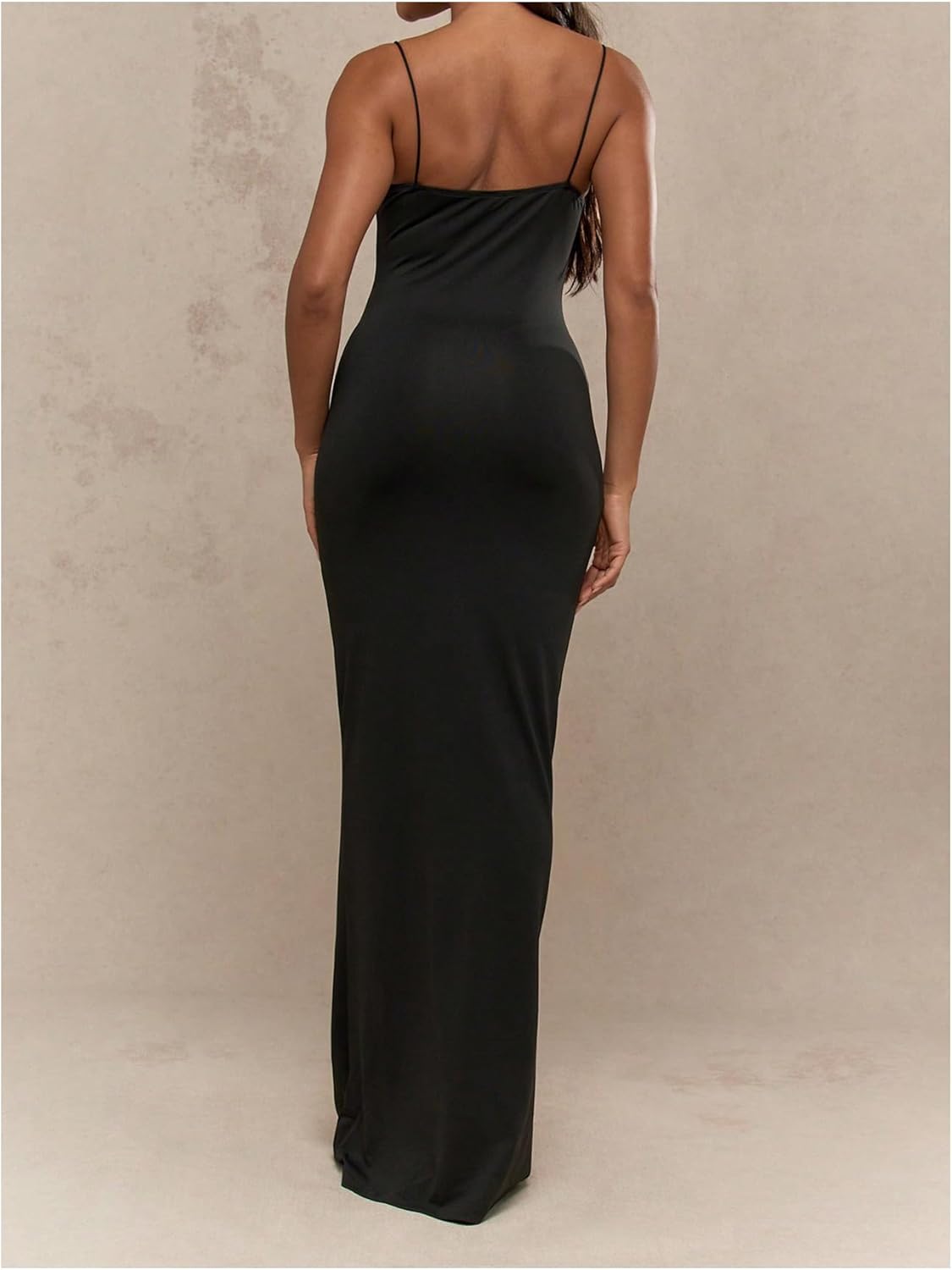 Floerns Women's Casual Spaghetti Strap Cami Maxi Dress Sleeveless Bodycon Long Dresses - Image 3