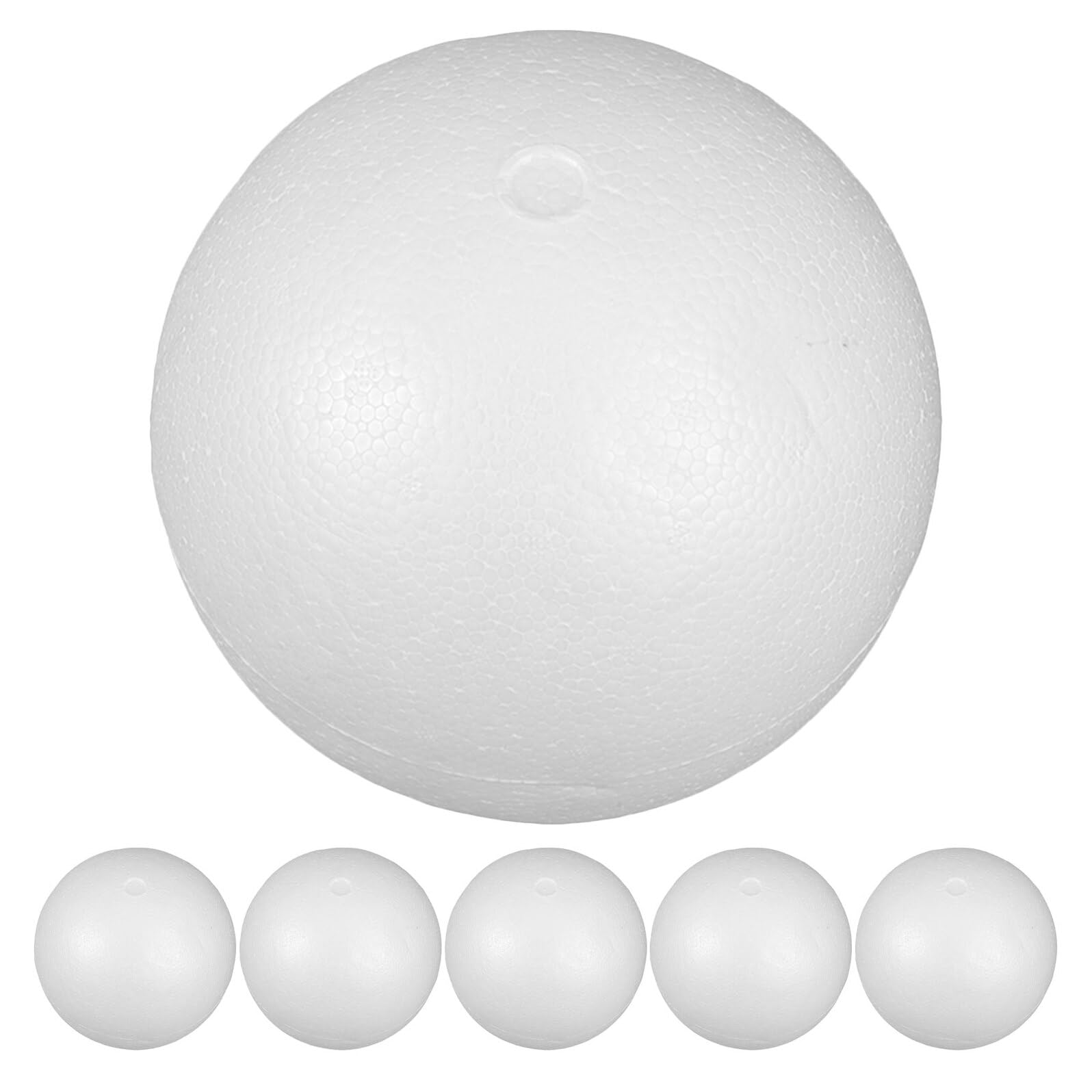 Boules polystyrène loisirs créatifs 12cm pour ateliers manuels en famille