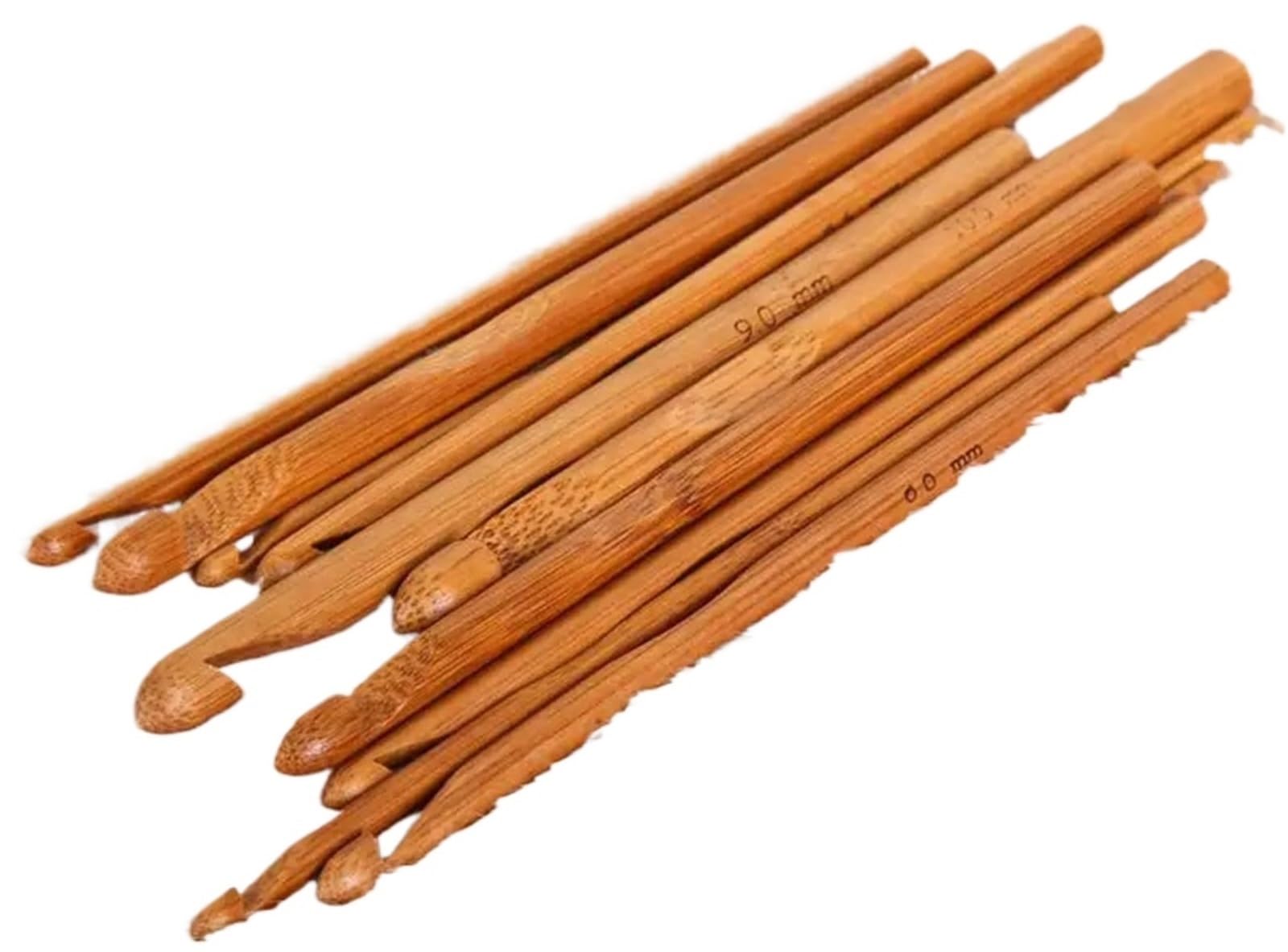 Bamboo Knitting Needles 24pcs 15cm Bamboo Crochet Hooks Knitting Needles Knit Weave Yarn Crafts DIY Tools Needle