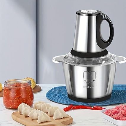 VYATIRANG Electric Meat Grinder Multifunction 300W Meat Mincer Stainless Steel Food Chopper Food Processor Machine for Meat (Meat Grinder With Handle 3 LTR)