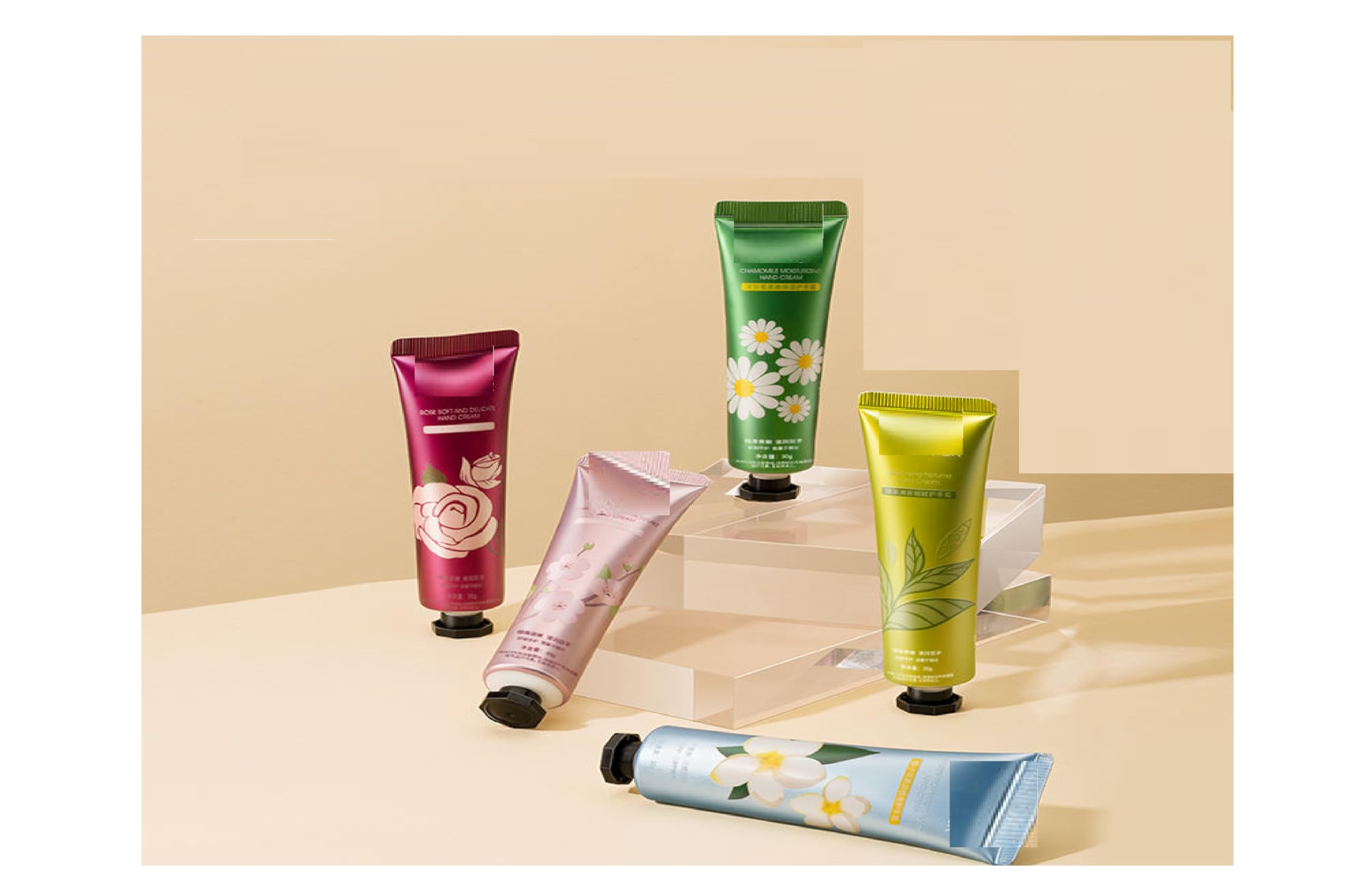 Buy Botanical Essence Hand Cream Combination Set, Rose, Chamomile