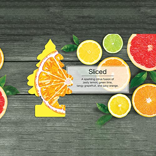 Little Trees LT_SLICED_P3 Car Air Freshener | Hanging Paper Tree thumb #2