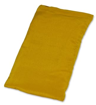 YogaAccessories TM Large Silk Eye Pillow Lavender Gold