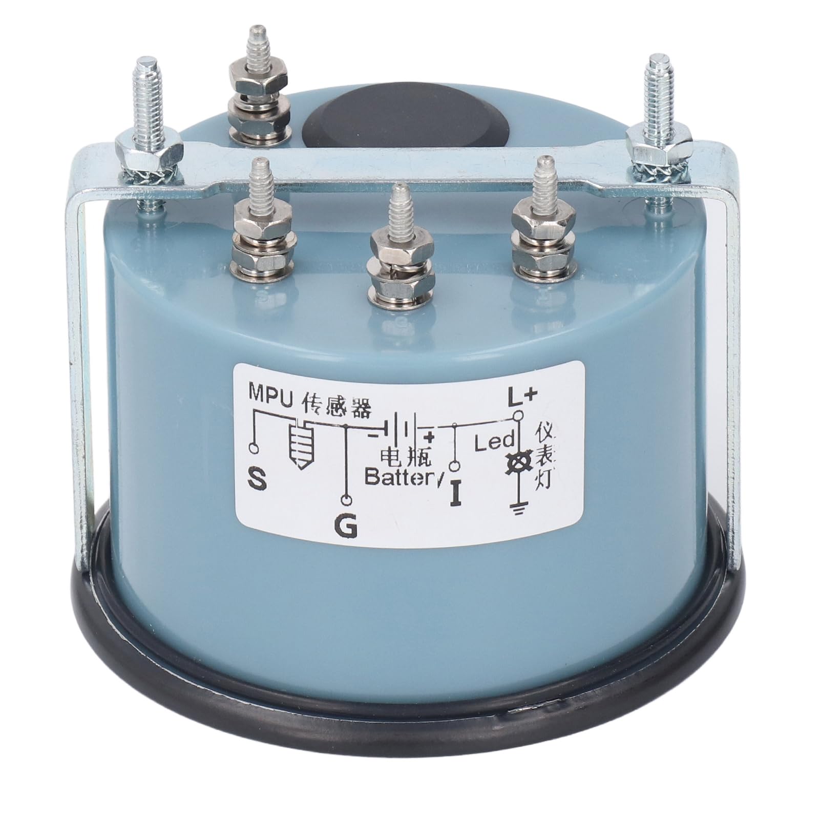 FTVOGUE Indicador de Presión de Aceite del Tacómetro del Motor 10 a 32 VCC 0 a 3000 RPM 100 a 199 T para Monitoreo del Motor del Generador y Reemplazo de Equipos